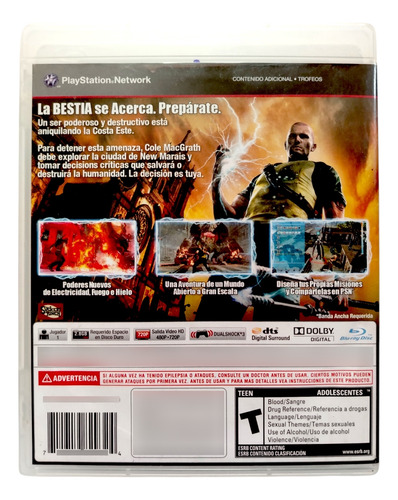 Infamous 2 Ps3 En Español (Reacondicionado)