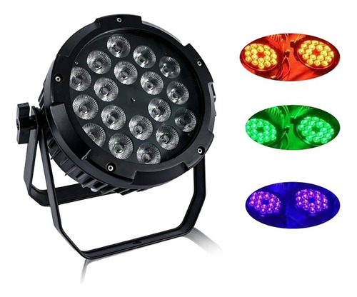 Luces Led 18 Leds Con Efectos Dmx