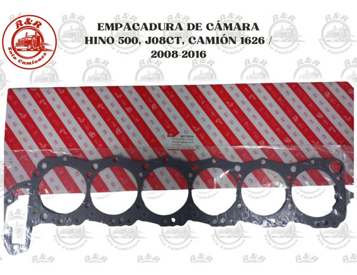 Empacadura Cámara Para Hino 500,j08ct, Camión 1626,2008/2016