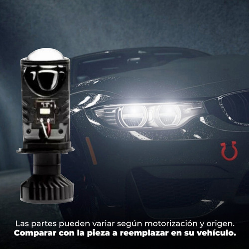 Kit Cree Led H4 Canbus Csp Con Lupa 40000 Lm