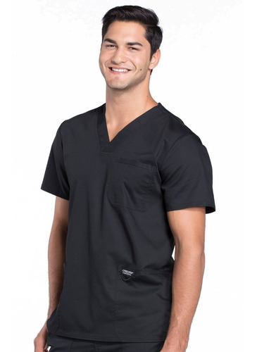 Uniforme Clinico Hombre Cherokee Ww670 Negro  Premium 