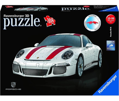 Rompecabezas Puzzle 3d Porsche 911r Ravensburger Nuevo