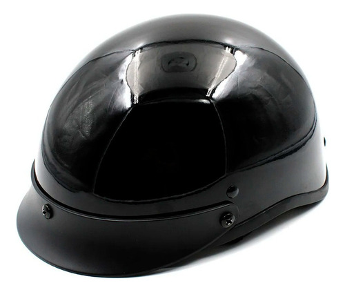 Llanta De Casco De Moto Negro Puro Brillo