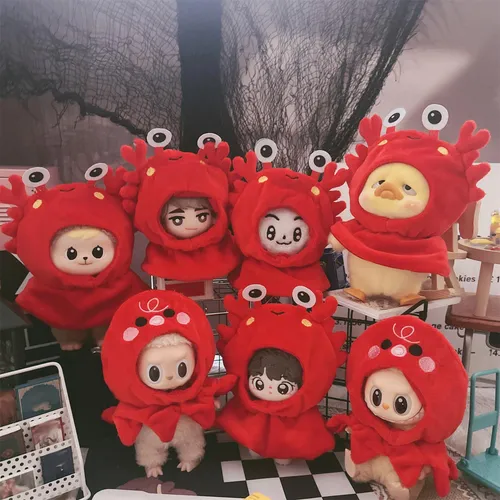 Ropa De Muñeca De Peluche De 10 Cm Cm, Chal Con Pulpo
