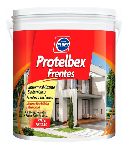 Impermeabilizante Frentes Y Fachadas Protelbex 20lts Elbex