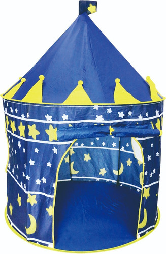 Barraca Infantil Castelo Estilo Tenda Com Bolsa Azul