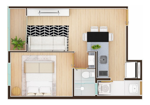 Imagem 21 de 24 de Apartamentos Para Venda Com 1 E 2 Quartos No Km 18 Em Osasco