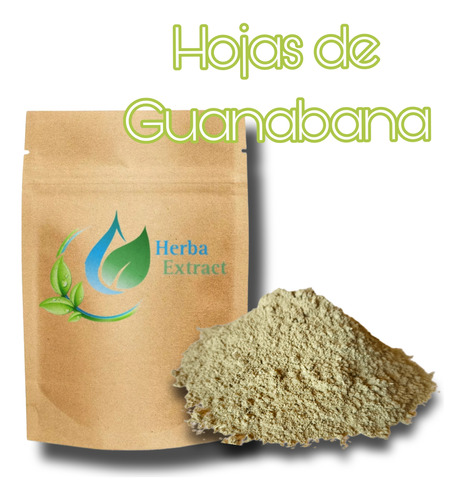 Hojas De Guanábana Polvo Orgánico 500 Gramos