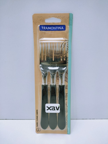 3 Tenedor Parrilla Carne Churrasco Nylon Tramontina X. 7617