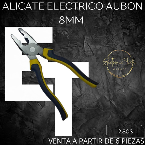 Alicate Eléctrico Aubon 8mm