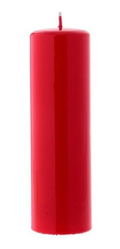 4 Velas Cirios Rojo 25cmx5cm/lamanoworld