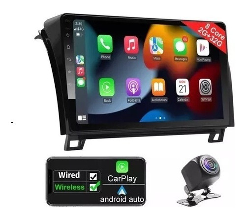 Estereo Android Tundra 2012 Carplay & Android Auto