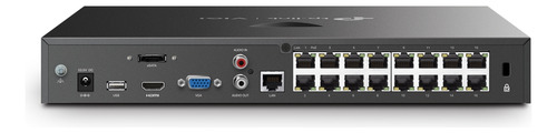 Nvr Tp-link Vigi 16 Canales Poe 4k 140w Audio Two Way H.265+