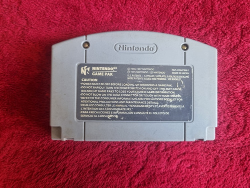 Mario Kart 64 Cartucho Original Portada Reimpresa (Usado)