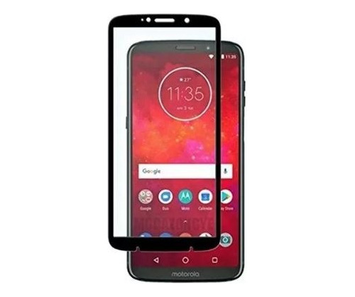 Film Templado Vidrio Full 5d Para Motorola Moto Z3 Play