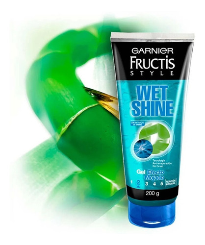 Gel Para Peinar Garnier Fructis Style Wet Shine 200 Ml