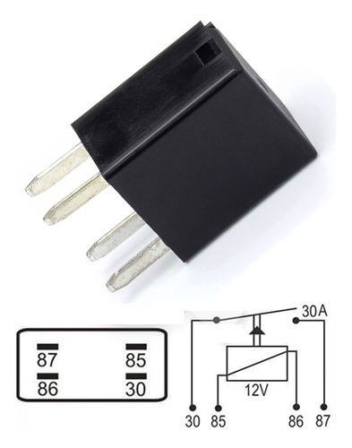 Mini Relay 12v 30a, 4t,chevrolet, Daewoo 0k2a267740