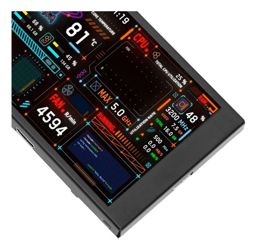 Painel De Sensor De Pc Monitor De Temperatura De Computador