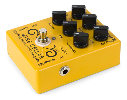 Pedal De Efeito De Guitarra Baixo Alumínio Shell Drive,