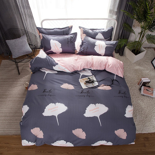 Set Doble Duvet Estampado Digital + Sabana Ajustable Sueños