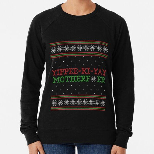 Buzo Die Hard Yippee-ki-yay Ugly Christmas Sweater Calidad P