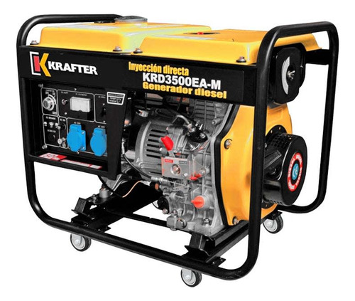 Generador Diesel Krafter Krd3500ea 3.5 Kva 12.5l