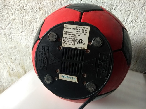 Antiguo Radio Cassette En Forma De Balón Coca-cola Akura S10 (Usado)