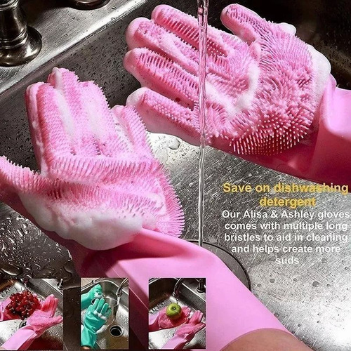Guantes Para Lavar Fruta Verduras Platos Oferta Mf Shop