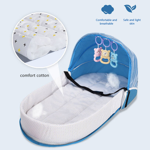 Bolsa De Troca De Berço Para Bebês, Mosquiteiro De Viagem E