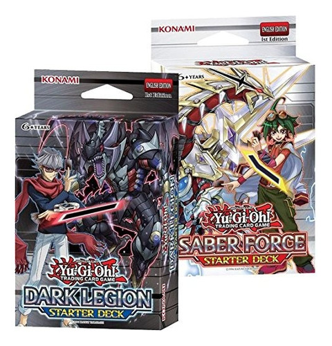 Yugioh Sabre Force Y Dark Legion Starter Decks 1st Ed Por Ko