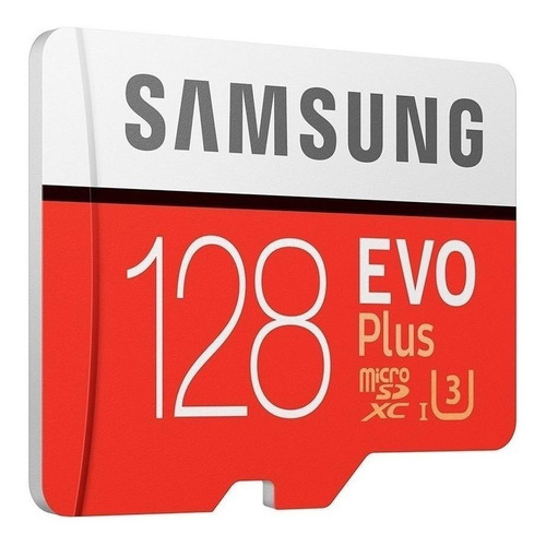 Tarjeta de memoria Samsung MB-MC128GA/EU  Evo Plus con adaptador SD 128GB