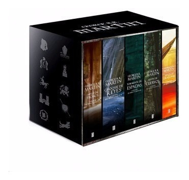 Imagen 1 de 2 de Box Set Juego De Tronos 5 Libros Game Of Thrones Español