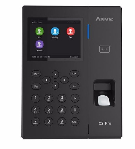 Control Horario Wifi Inalambrico Biometrico Anviz C2 Pro