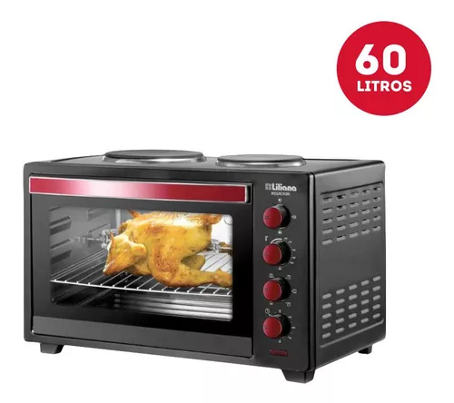 Horno Mesa Eléctrico Smartlife Sl-tor060 60l Negro Coccion