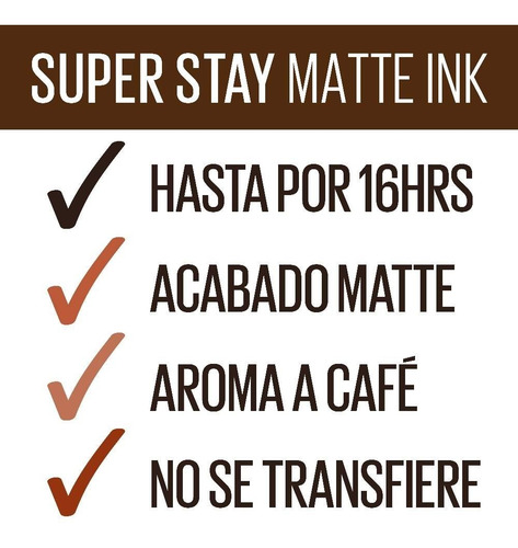 Labial Super Stay Matte Ink Coffee Edition 255 Chai Genius