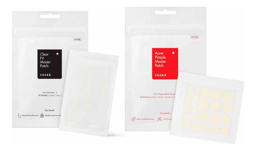Cosrx Acne Pimple Master Patch + Clear Fit Master Patch Kit Mixta Día/noche