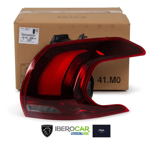 Farol Trasero Derecho Peugeot 2008 1.6 Hdi 2016-2019