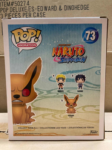 Kurama 73 Naruto Shippuden Funko Pop Nuevo Original Sasuke