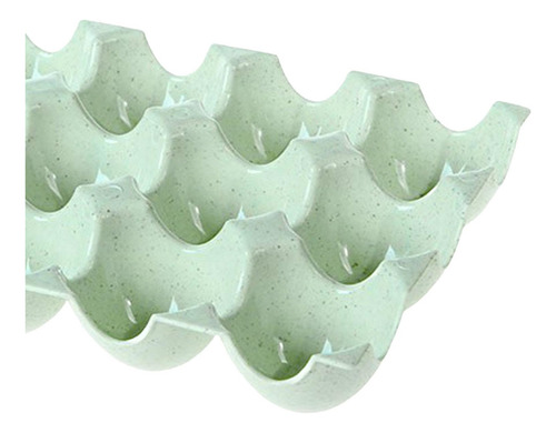 Soporte For Huevos De 15 Rejillas, Caja De Verde