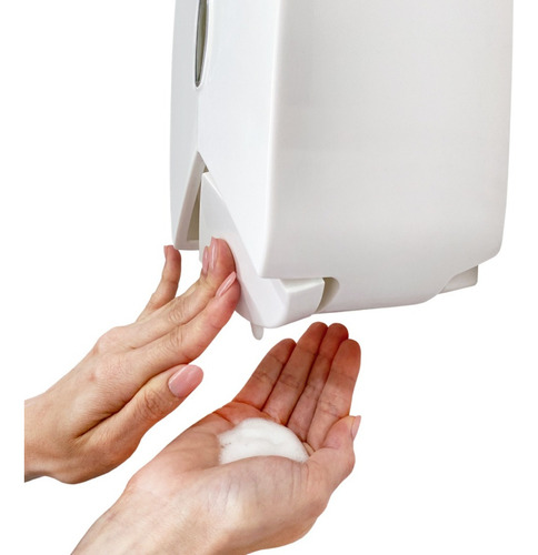 Saboneteira De Espuma Higia Branca 800ml Sabonete Em Espuma Cor Branco