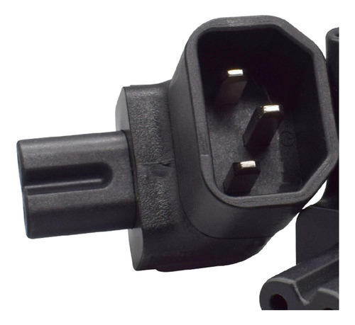 4 Convertidor Adaptador De Corriente Iec320 C14 A Iec320 C7,