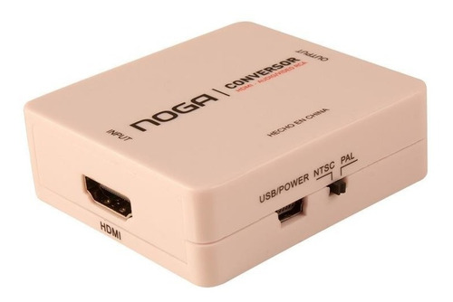 Adaptador Conversor Hdmi A Rca Audio Video Smart Tv Ps3 Noga