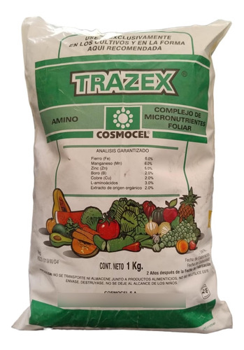 1kg Trazex Nutriente Foliar Extractos Orgánicos 