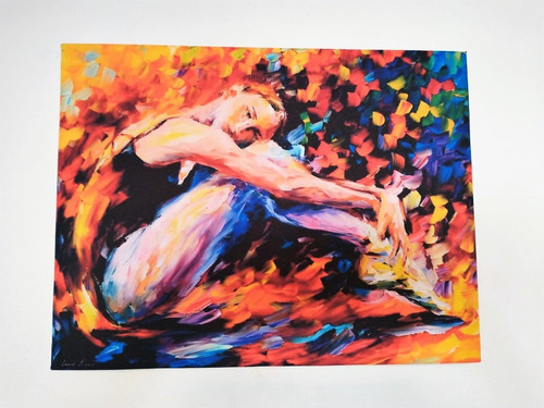 Cuadro Afremov Bailarina 30x40cm Memeca Deco