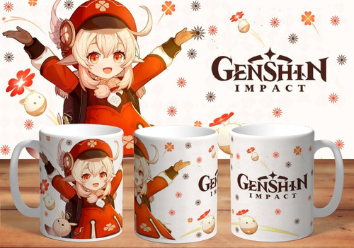 Genshin Impact Taza De Cerámica