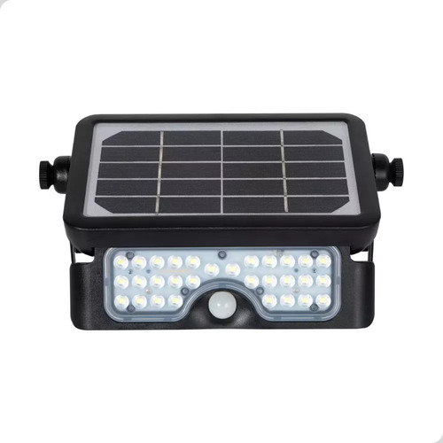 Projetor Led Solar Refletor 6000k 5w Ip65 Com Sensor Kian