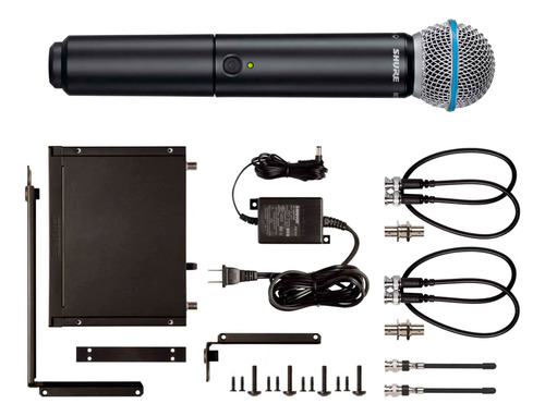 Microfone De Mão Sem Fio Blx24rbr/b58 M15 Profossional
