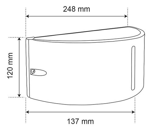 Imagen 3 de 5 de Lámpara Para Muro Exterior + Bombillo Led 11w Luz Cálida
