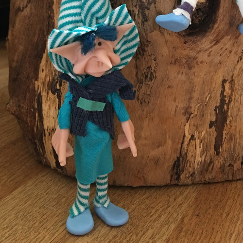 Imagen 5 de 10 de Duende Articulado. Se Paran Solos! (15cm. Sin Medir Gorro!)