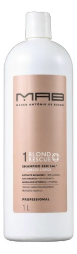 Condicionador Mab Marco Antônio De Biaggi Blond Rescue 1 L